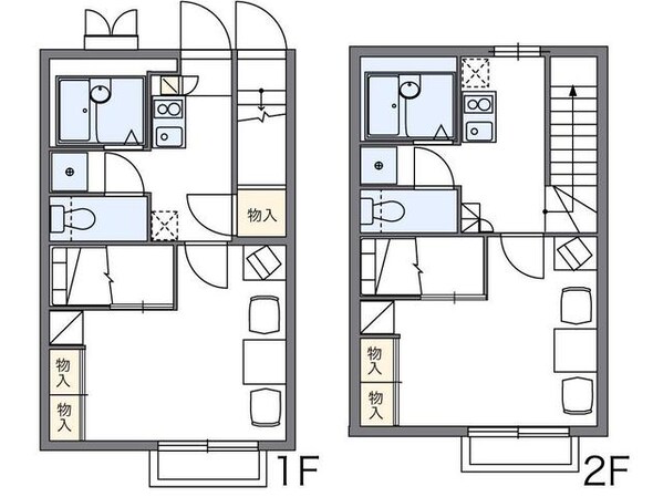 レオパレスリリオンの物件間取画像